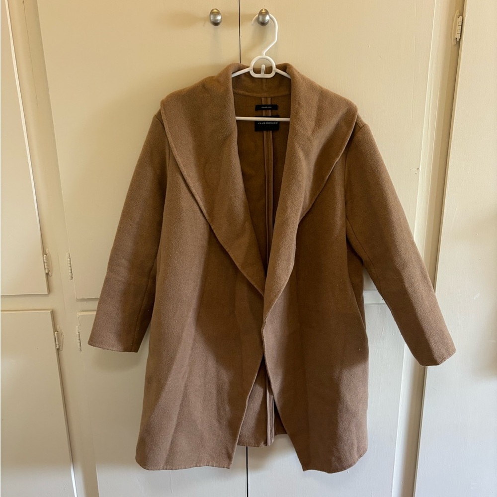 Club Monaco Wool blend caramel coat